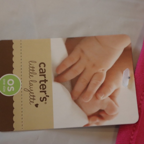 CARTER'S Little Layette OS Teething Bib Little Sis - Picture 4 of 5